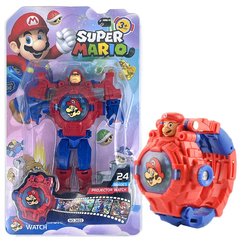 Часы детские цифровые с 3d проекцией Super Mario Bros|Игровые фигурки и трансформеры| |