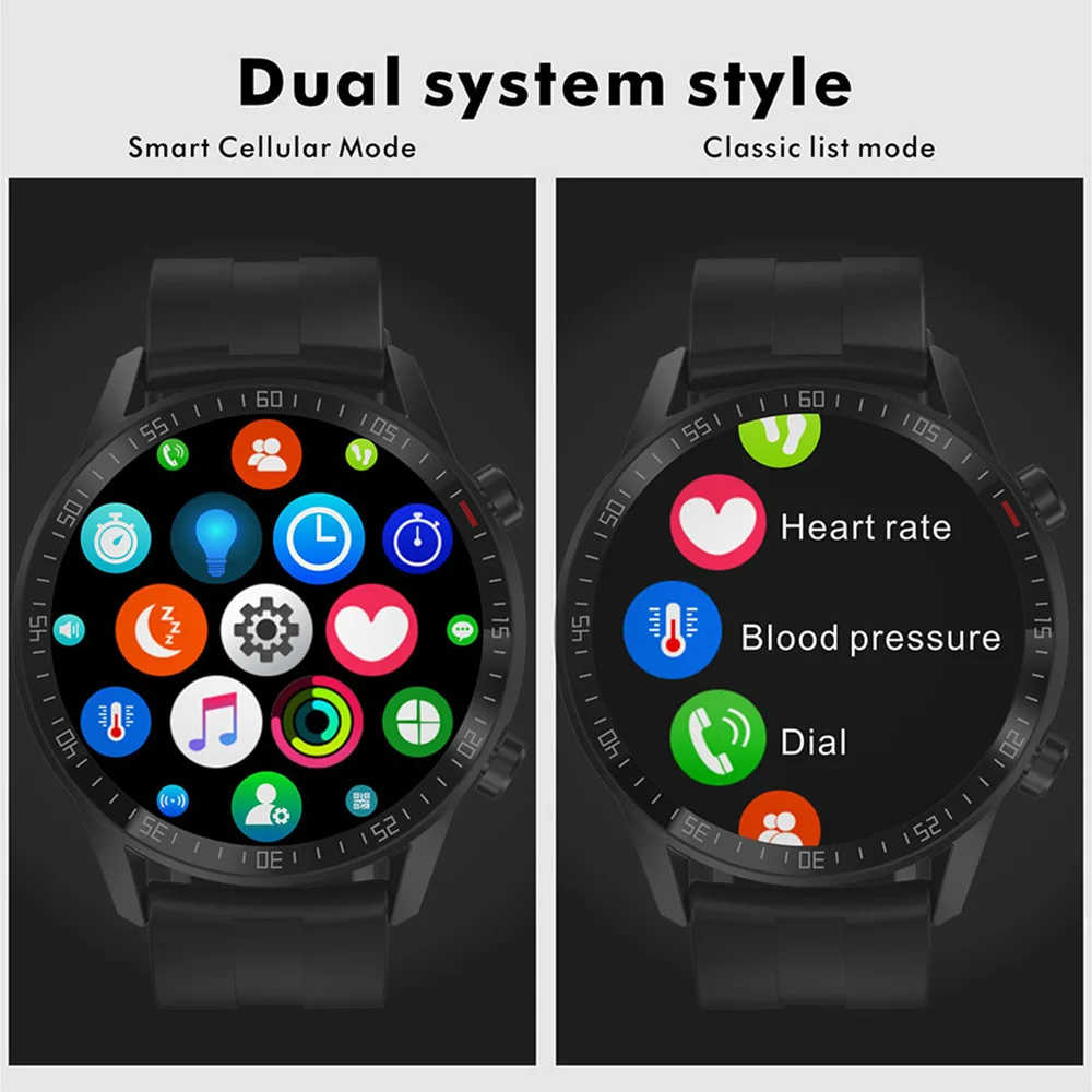 

Q88 Smart Watch Bluetooth Call 46MM Full Round Watch Heart Rate Monitor Dial Answer Call Sport Fitness Men Smartwatch IWO