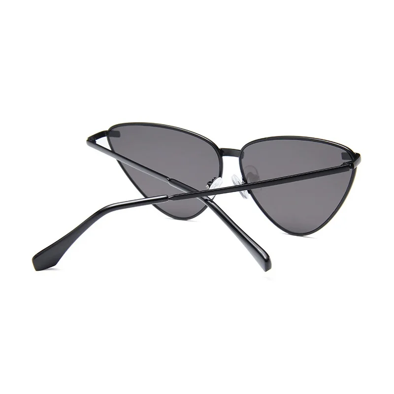 Гламур Мода 2019 женские солнцезащитные очки красочные кошачий глаз Роскошные