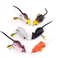 1pcslot 3d eyes soft mouse bait fishing lure 5cm 9g floating crankbait artificial bait fishing tackle everything for fishing
