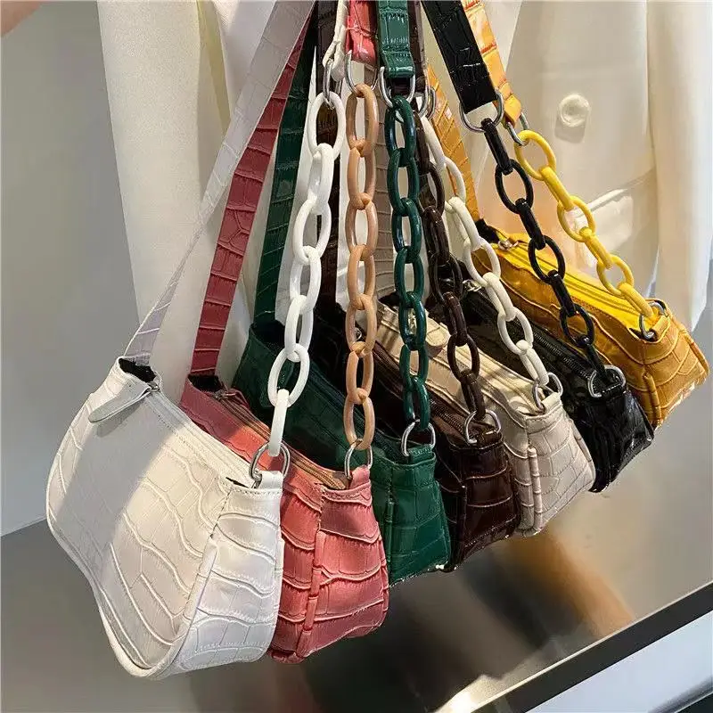 

Designer Women's Shoulder Messenger Bag For Women Chain Woman Portable Handbags Purse Lady Fashion Crossbody 2021 High Quality