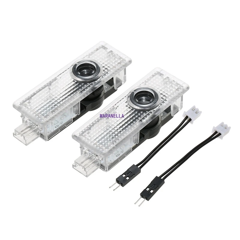 

For 2Pcs Car LED Door Welcome Lights Laser Projector Decoration Courtesy Lamp Universal For BMW 3/4/5/6/7 Series
