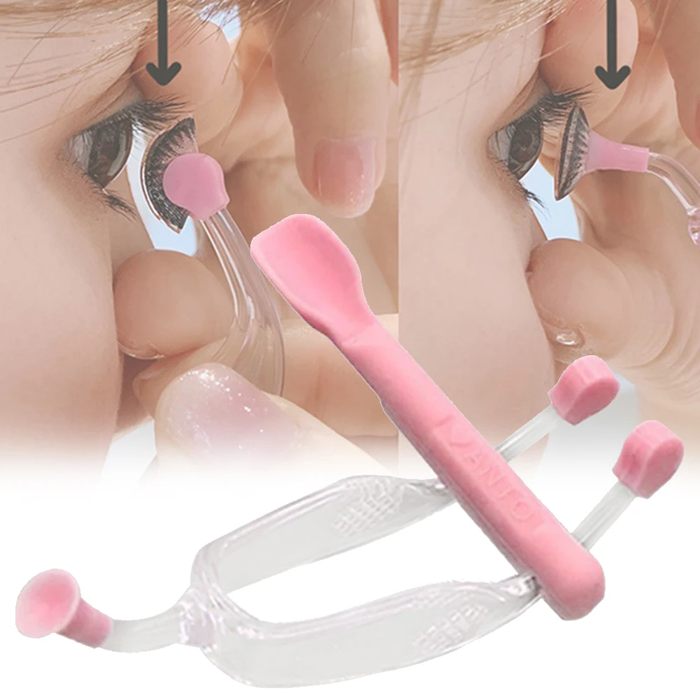 Pink Elasticity Clean Inserter Remover Convenient No Harm Eyes Care Silicone Portable Soft Contact Lens Tool Kit Tweezers Suction - Цвет: Pink