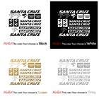 Наклейка на раму велосипеда Santa cruz, велосипедные аксессуары, Бесплатная доставка, виниловая Водонепроницаемая наклейка на раму велосипеда mtb, велосипедные аксессуары, наклейка