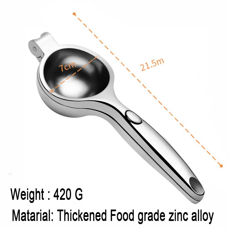 

Lemon Squeezer Stainless Steel Orange Juicer Fruit Juice Reamers Fast Handle Press Multifunctional Kitchen Tool Drop Shipping