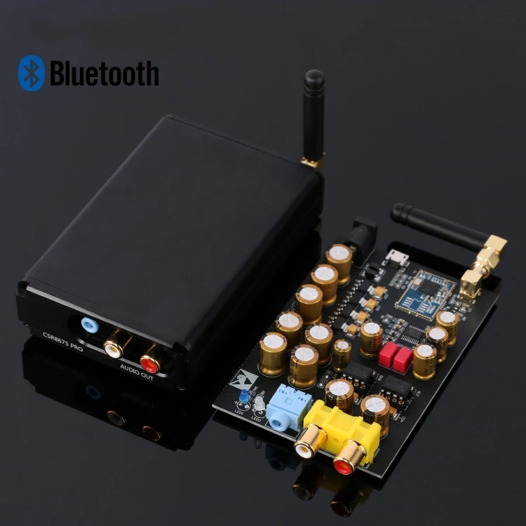 Беспроводной ресивер PCM5102A I2S ЦАП адаптер без потерь HIFI CSR8675 HD APTX Bluetooth 5 0 24 бит TWS 3 м