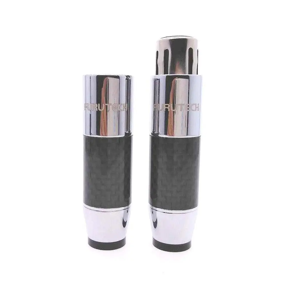 Furutech CF-601M(R) CF-602F(R) родиевое покрытие XLR разъем из углеродного волокна