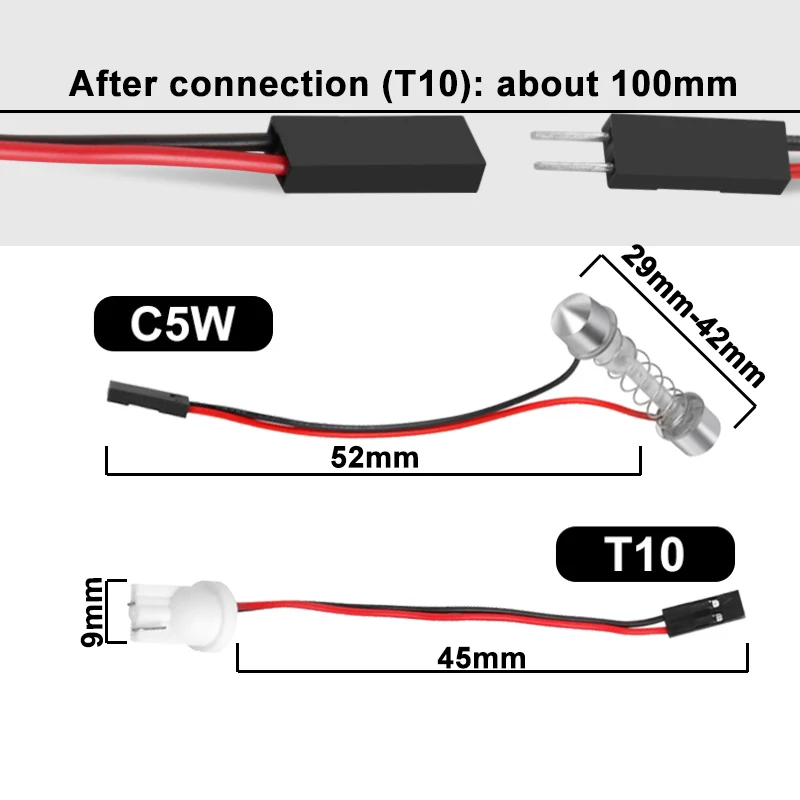 1х T10 W5W светодиодный COB лампочка C5W C10W COB светодиодный фестон 31 мм 36 мм 39 мм 42 мм 12 в супер яркий белый интерьер автомобиля купольный светильник для чтения