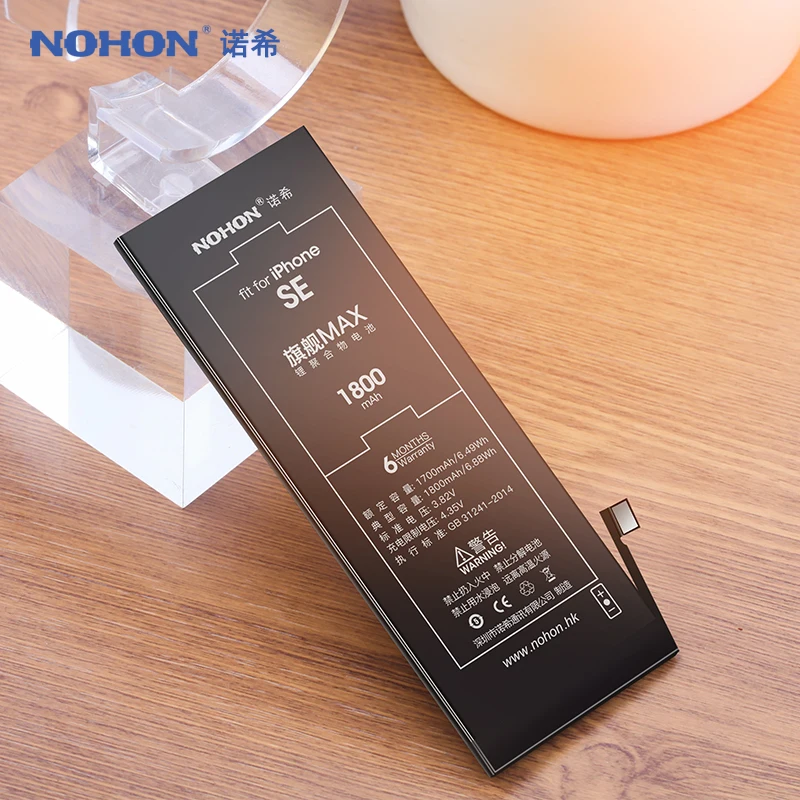 NOHON аккумулятор для iPhone SE 6, 6G, 6S Plus, Макс., высокая емкость, Замена iPhone 6, мобильный телефон, батарея, Бесплатные инструменты