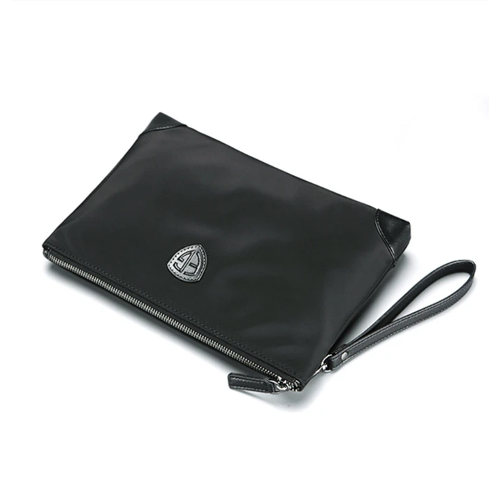 Мужской клатч кошелек для наличных Оксфорд на молнии мужской браслет держатель