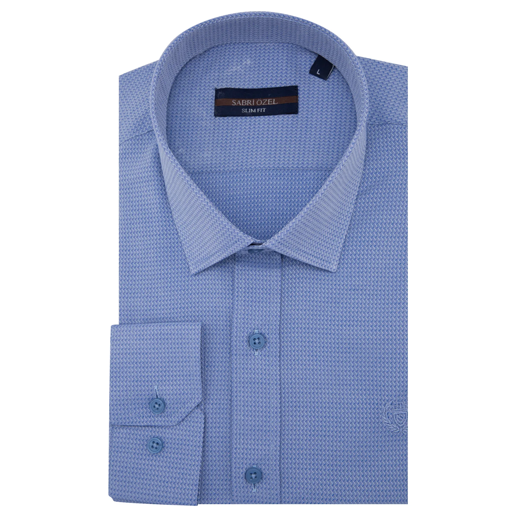 Сабри Özel с длинным рукавом облегающая Мужская рубашка 5431639|Классические| |