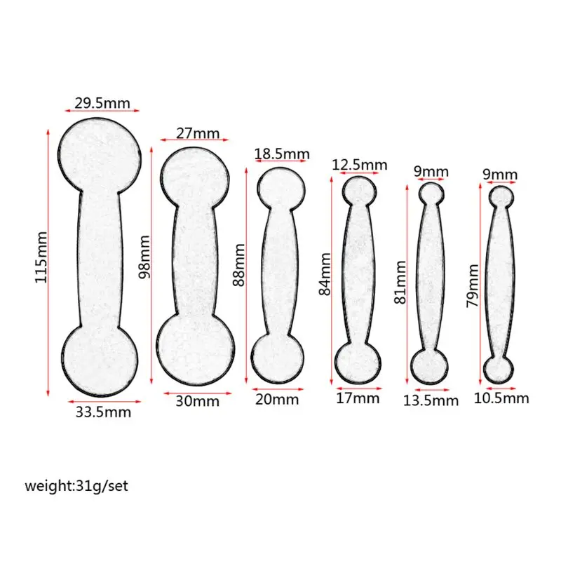 

6Pcs/Set Clarinet Pads Repair Tools for Adjusting Clarinets Tube Button Woodwind Instrument Tools