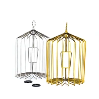 gold silver steel appearing bird cage small size dove appearing cage magic tricks magician stage illusions gimmick props