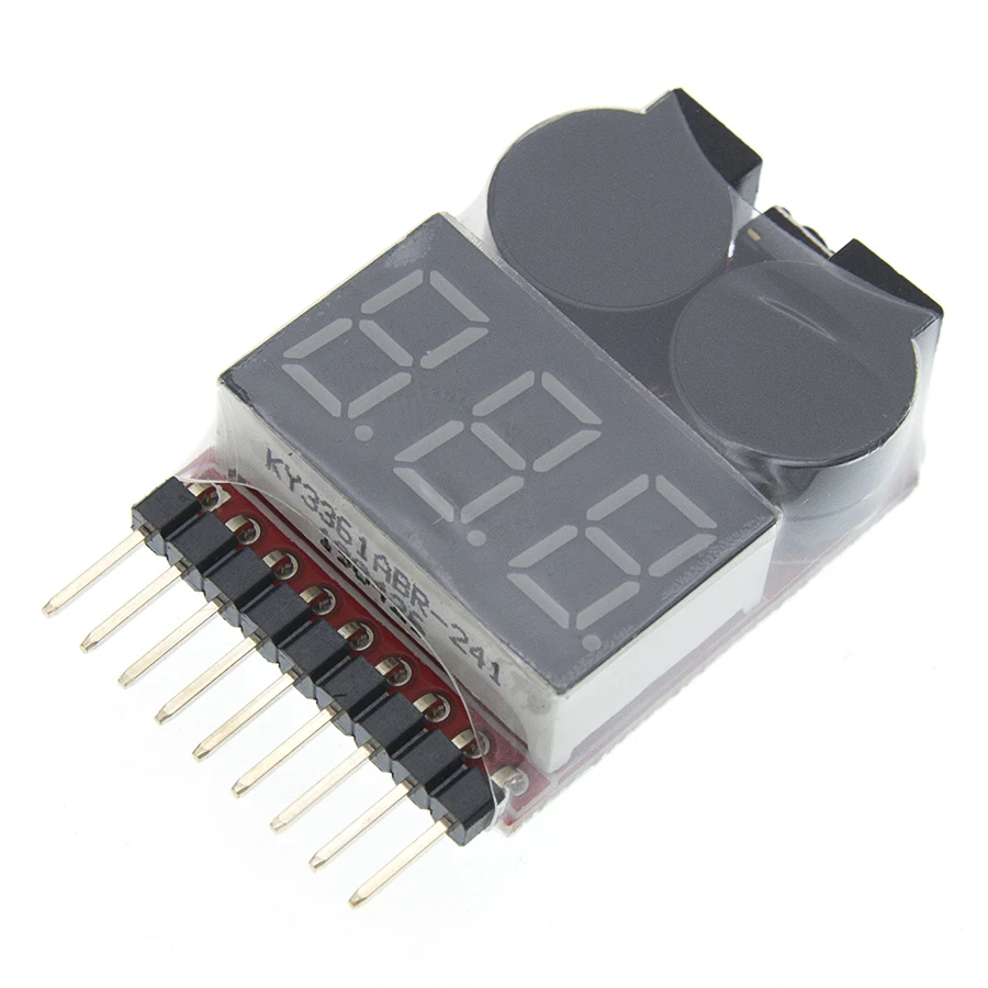 10 шт. 1-8S Lipo/li-ion/Fe RC вертолет самолет лодка и т. д. Напряжение батареи 2 в 1 тестер