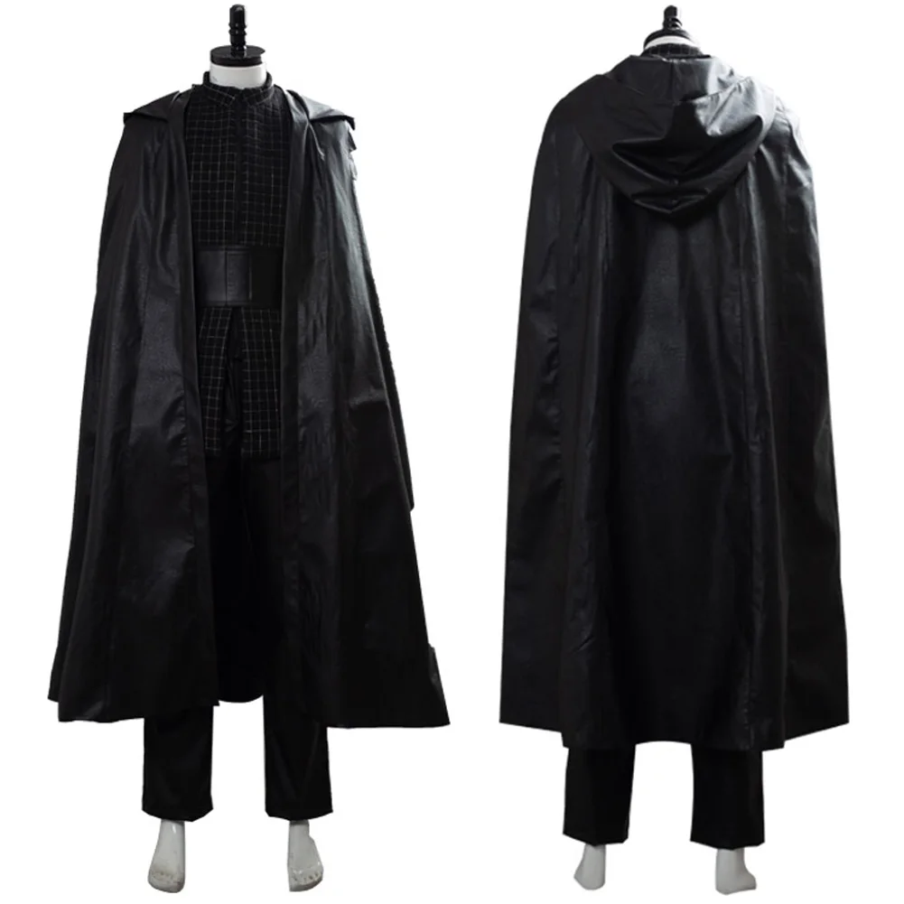 Быстрая доставка косплей звезда: Скай Уокер Кайло Рен Сит лорд костюм Темная