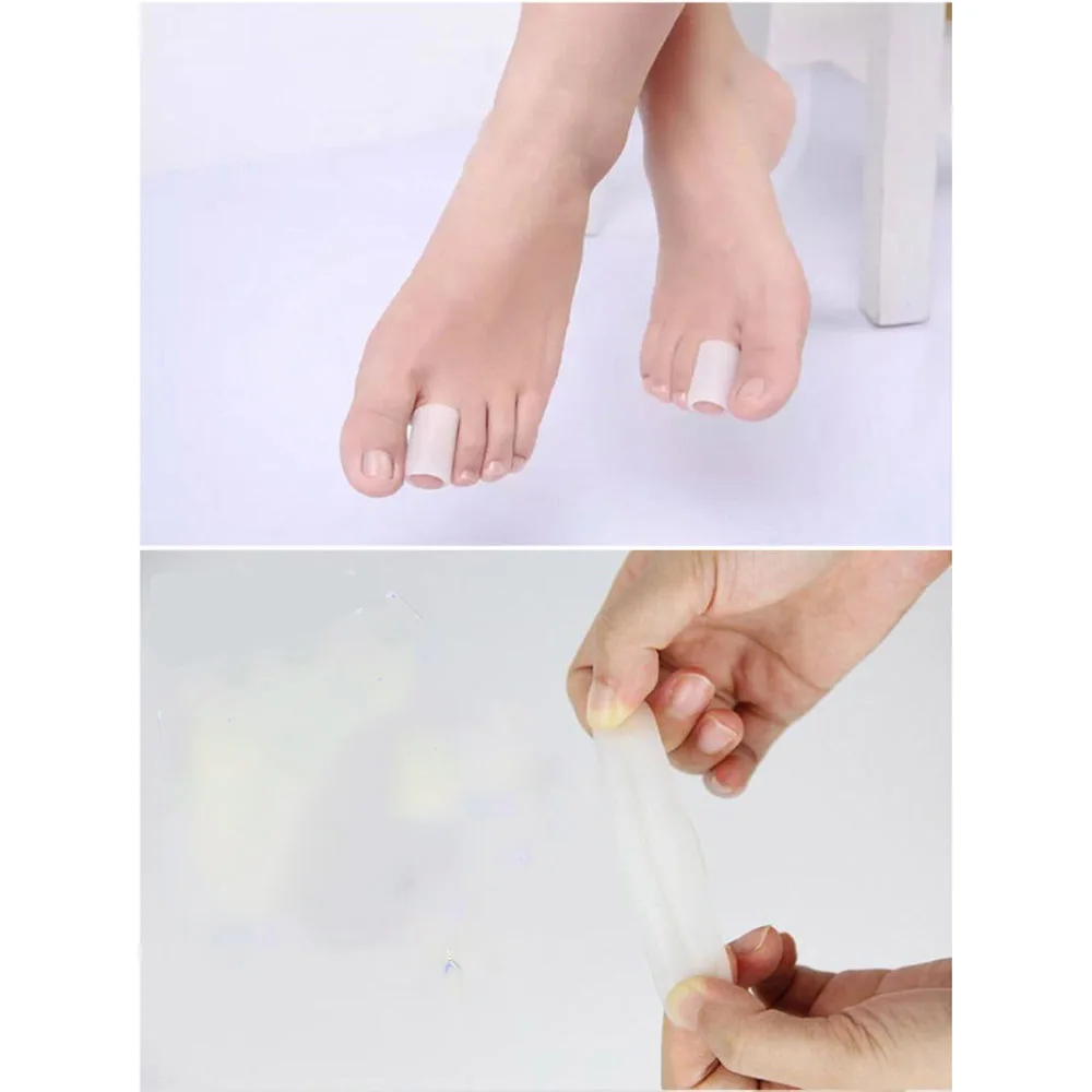 1 пара силиконовые гелевые стельки для пальцев ног|Инструмент ухода за ступнями| |