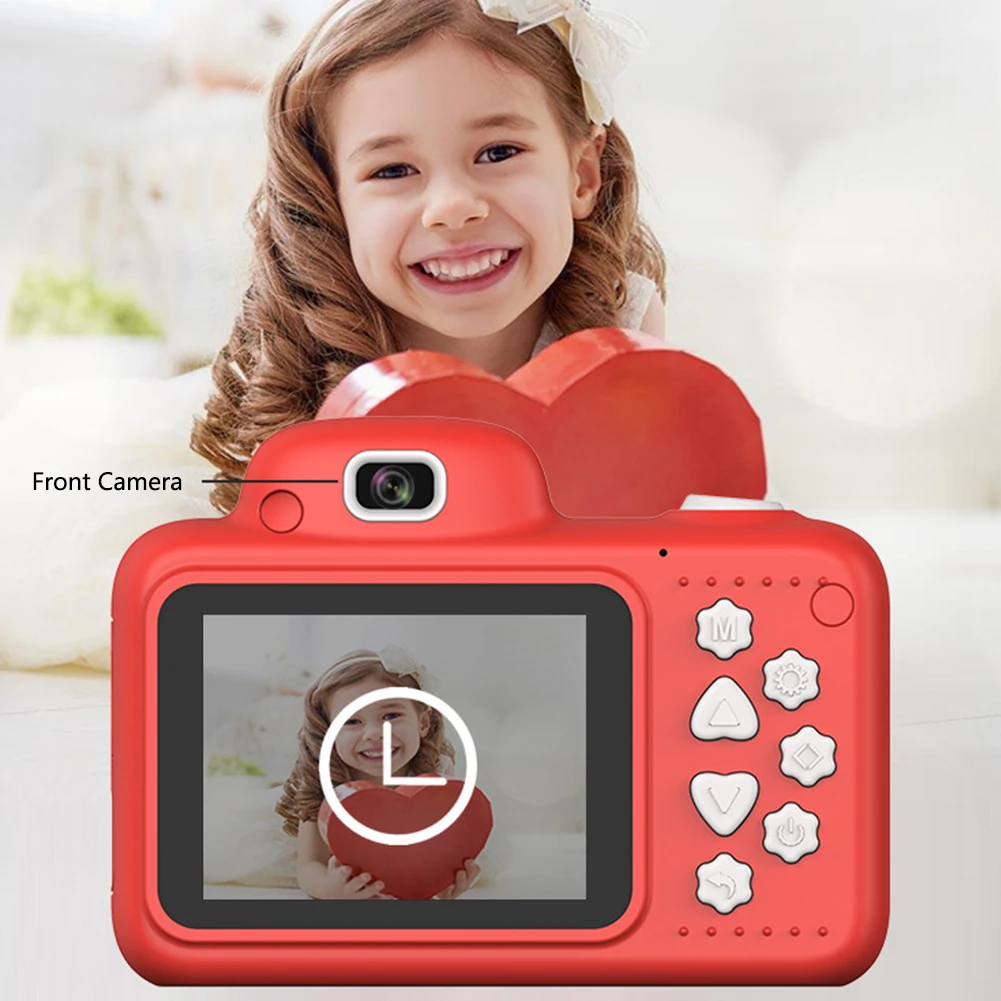 Детская мини-камера обучающие игрушки для детей цифровая фотокамера 2 4 дюймов