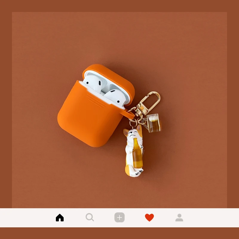 Чехол для Apple Airpods Беспроводная Bluetooth зарядка защитный чехол Airpods|Аксессуары