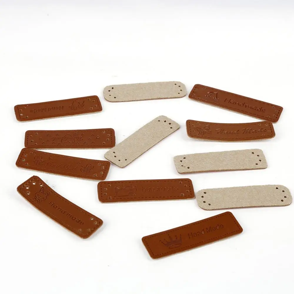 12 шт. несколько шаблонов этикетки для одежды ручной работы ярлыки с тиснением