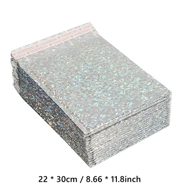 

50pcs 23x29cm Aluminized Film Bubble Envelope Bag Shockproof Pressure-Proof Packaging Bag Express Logistics Bubble Envelope Bag