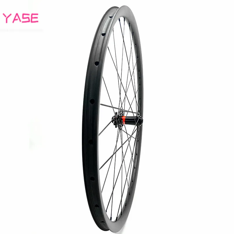 YASE 29er Углеродные mtb дисковые колеса XC 30x28 мм Symmerty бескамерный велосипедный