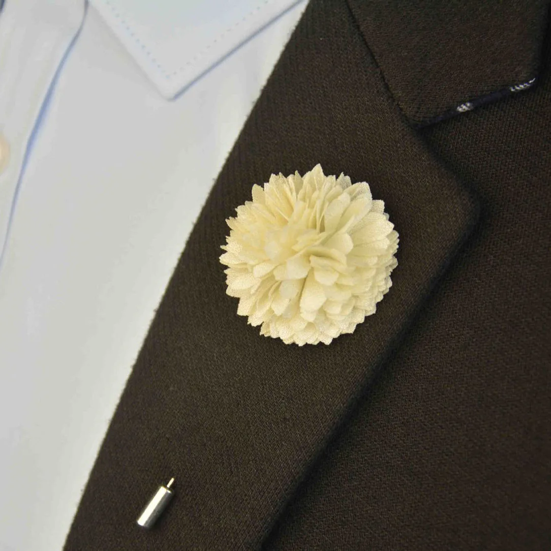 Мужская винтажная булавка для костюма ручной работы лацкана с цветами