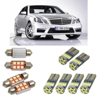 interior led car lights for mercedes e class w212 sedan bulbs for cars license plate light 14pc