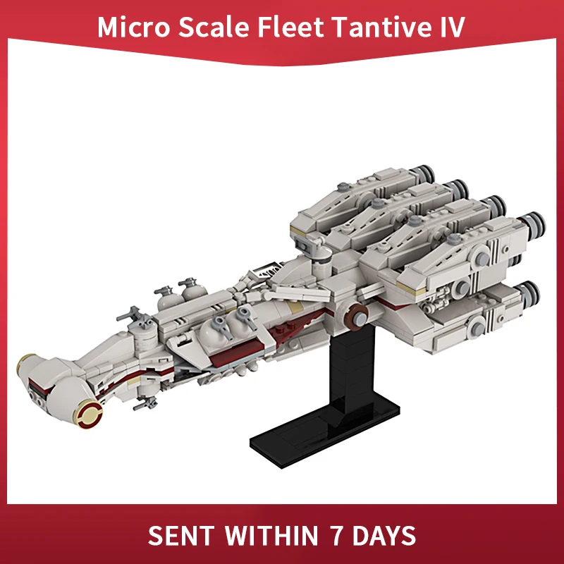 Конструктор космические войны Tantive IV Cruiser модель флота в масштабе микро 675 деталей