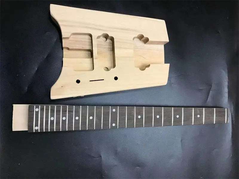 WT 1 Незаконченный DIY Электрогитара Комплект из липы корпус 2 двойной катушки