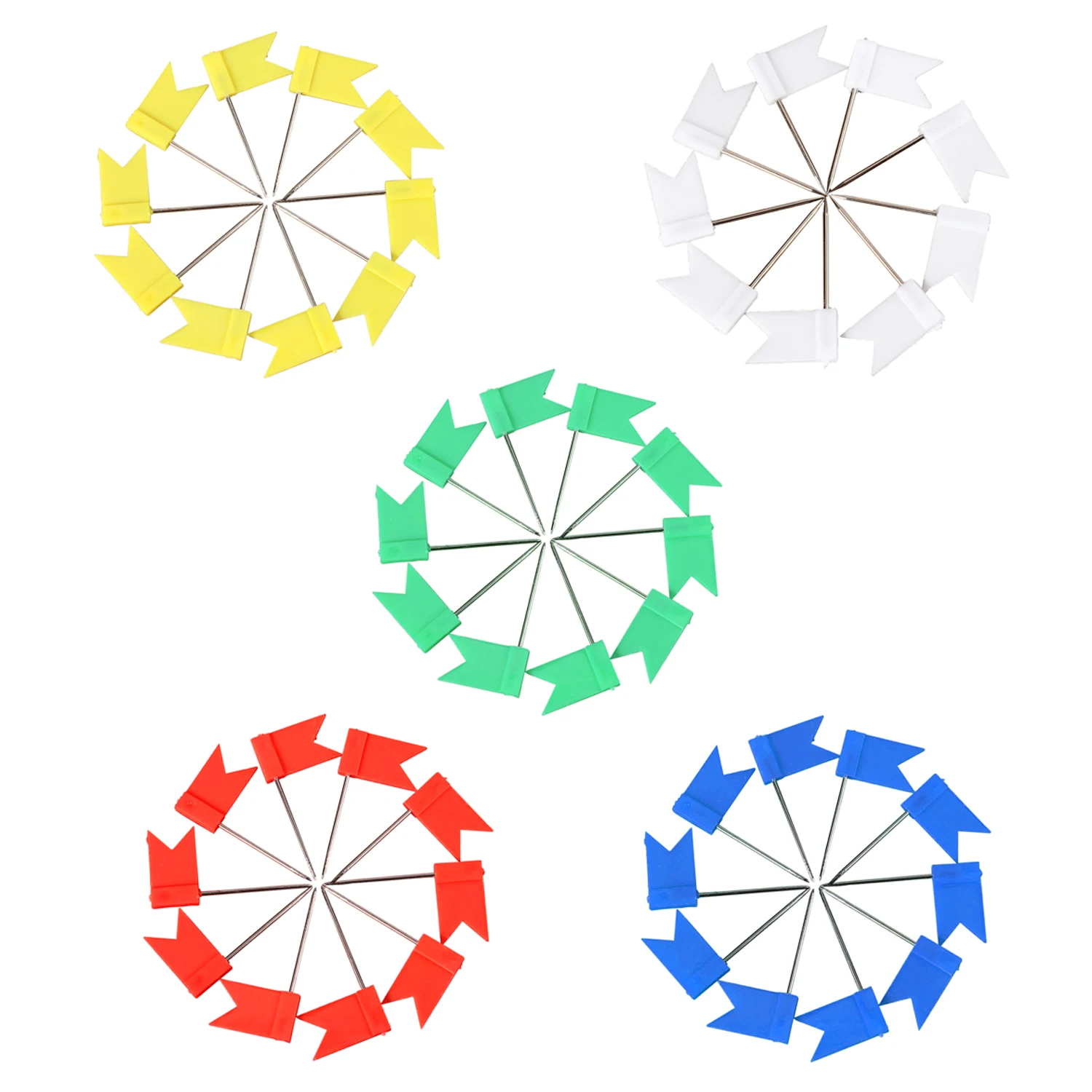 

100 штифты в форме флага, пробковые штифты для рисования