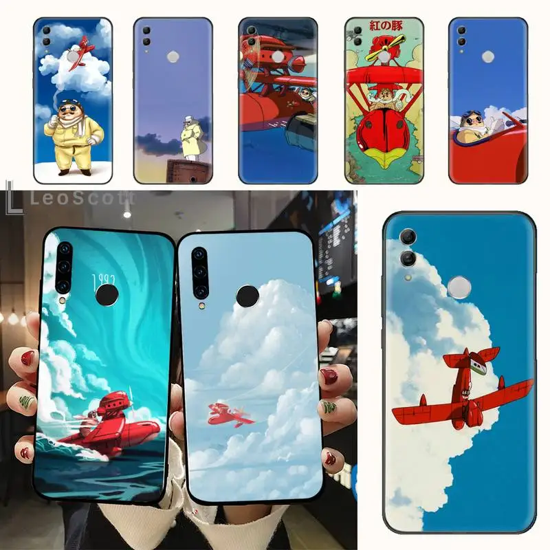 

Porco Rosso Miyazaki Hayao anime Phone Case For Huawei honor Mate 10 20 30 40 i 9 8 pro x Lite P smart 2019 Y5 2018 nova 5t