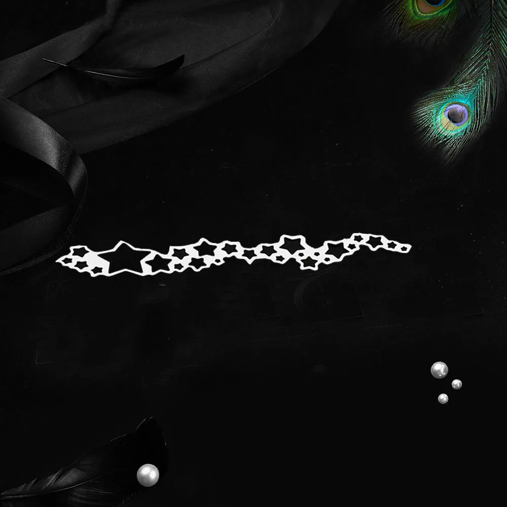 Пятиконечная полоса резчик углеродистой стали высечки DIY Скрапбукинг Декор