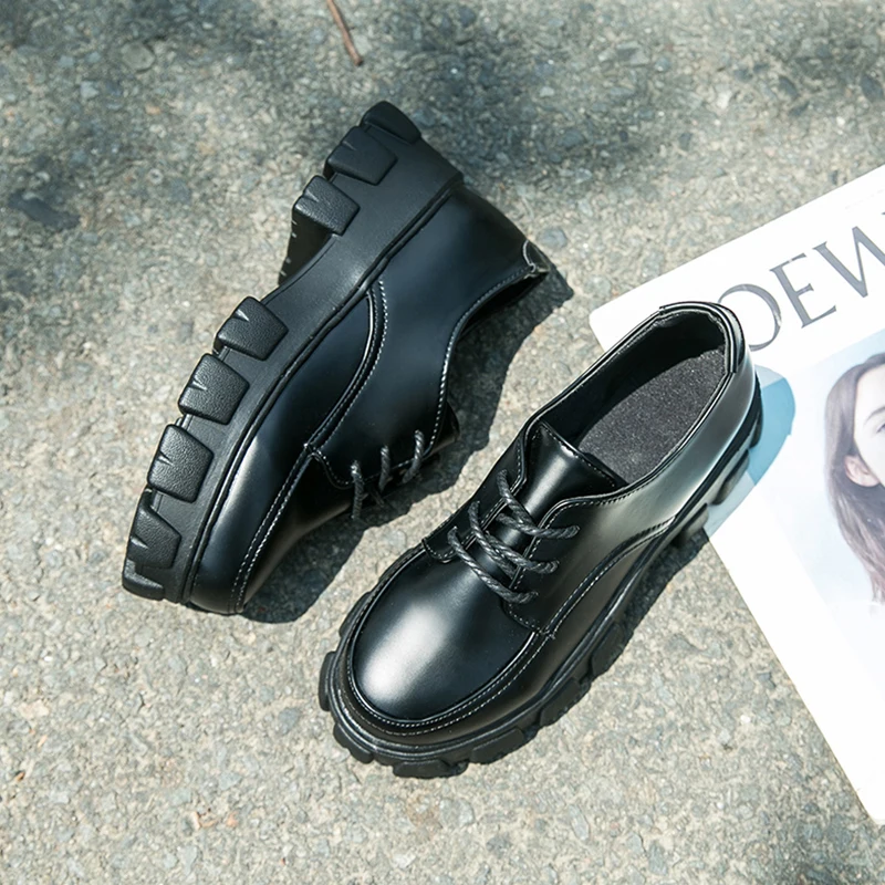 2019 г. Брендовые весенние женские туфли на платформе женская обувь из