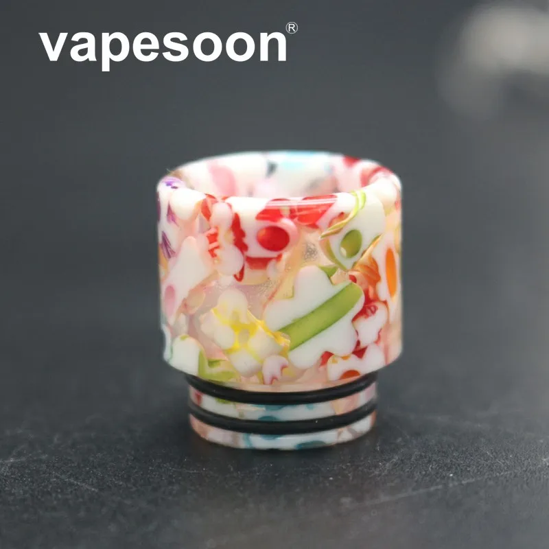 

50pcs High quality 810 Drip Tip resin wide driptip Ecigarette wide bore Mouthpieces fit Vape Tank Vaporizer Atomizer
