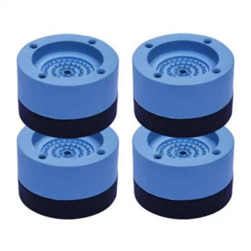 

4Pcs/set Anti-skid Noise Reduction Washing Machine Refrigerator Mats Appliances Shock Absorbing Heightening Foot Mats Mats L4Y2