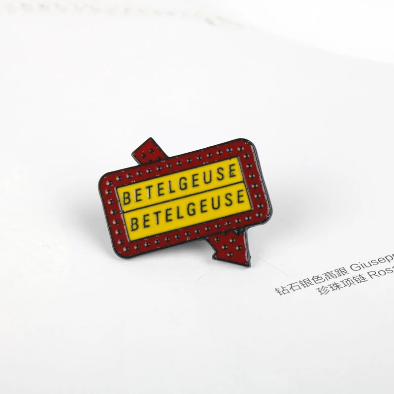 Эмалированная брошь betelguse в виде жука сока дорожный знак для рекламного щита