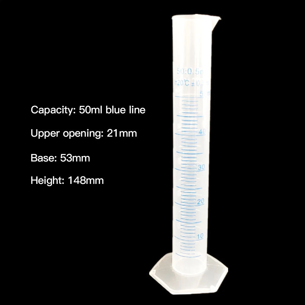 4pcs Plastic Graduated Cylinder Kitchen Laboratory Experiment Test Water Measurement Measuring Tube | Дом и сад