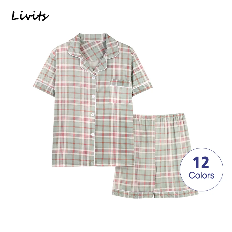 

Women Pajamas Sets Pyjamas Nightwear Sleepwear Lingerie Loungewear Short Sleeve Print Cute Sexy Casual Korean SA1240