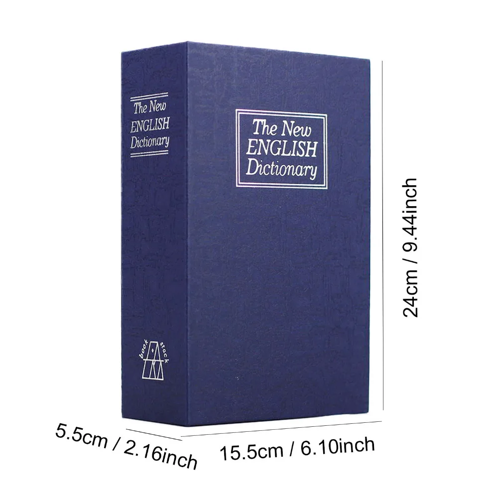 Портативная Книга в стиле словаря Мини Сейф для хранения денег скрытый секретный