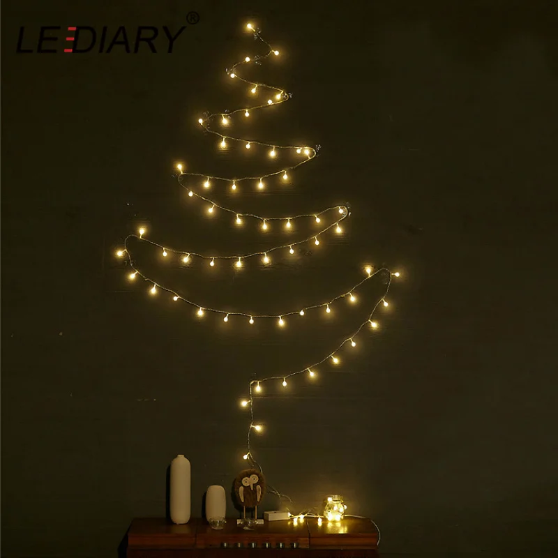 Светодиодный Diary DIY светодиодный светильник s Рождественская елка 100 см нетканое