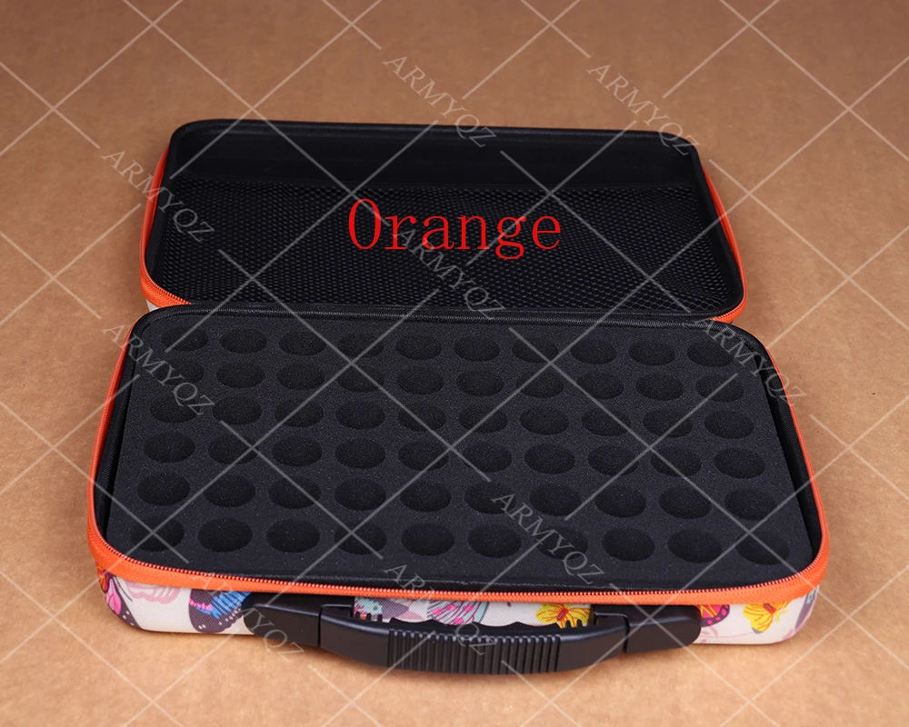 

Diamond Painting Cross Stitch Accessories Tool Box Storage 5D Embroidery Mosaic Gift 60 slot Without bottles butterfly handbag