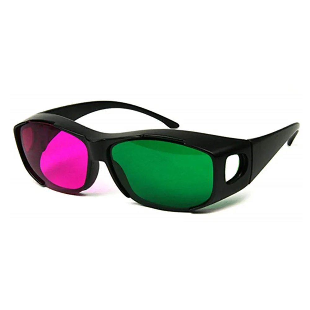 

5pcs Clean Stock Family Pack Anaglyph 3D Glasses,Red/Magenta Green Plasma Dimensional Anaglyph 3D Vision Movies Cinemas Glasses