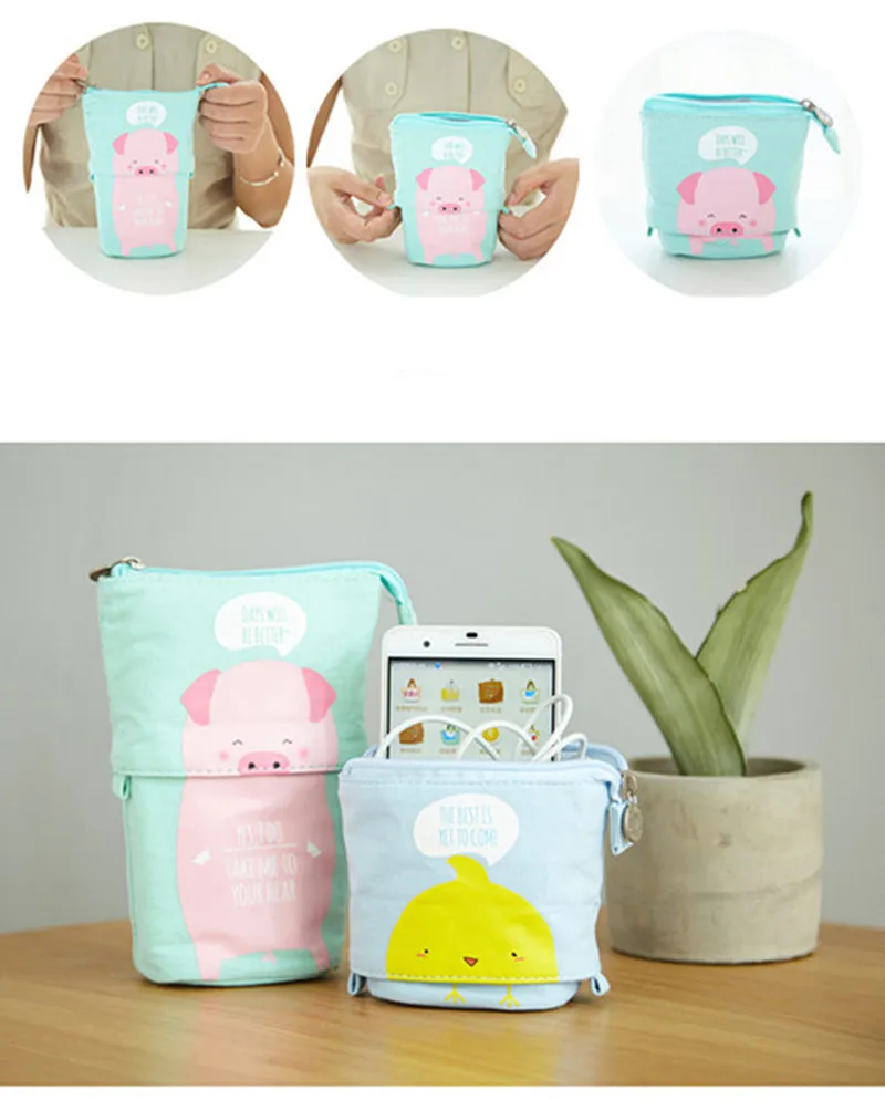 Креативный масштабируемый трансформируемый гибкий милый чехол карандаш для