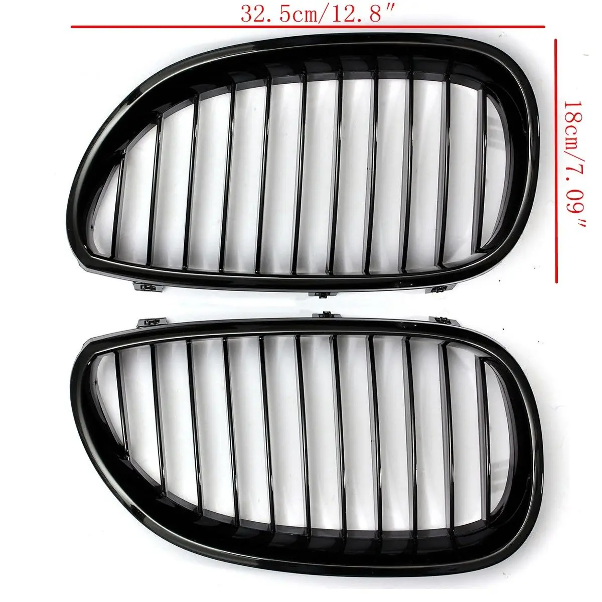 Автомобильная Передняя ножевая решетка бампер ножевые решетки матовые черные в