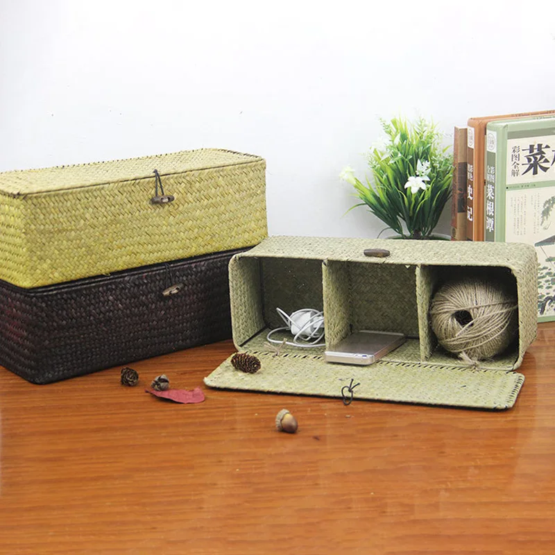 Горячая новинка 3 сетки корзины для хранения с крышкой Винтажные Ювелирные