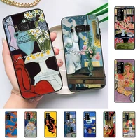 yinuoda henri matisse art painting phone case for samsung note 5 7 8 9 10 20 pro plus lite ultra a21 12 72