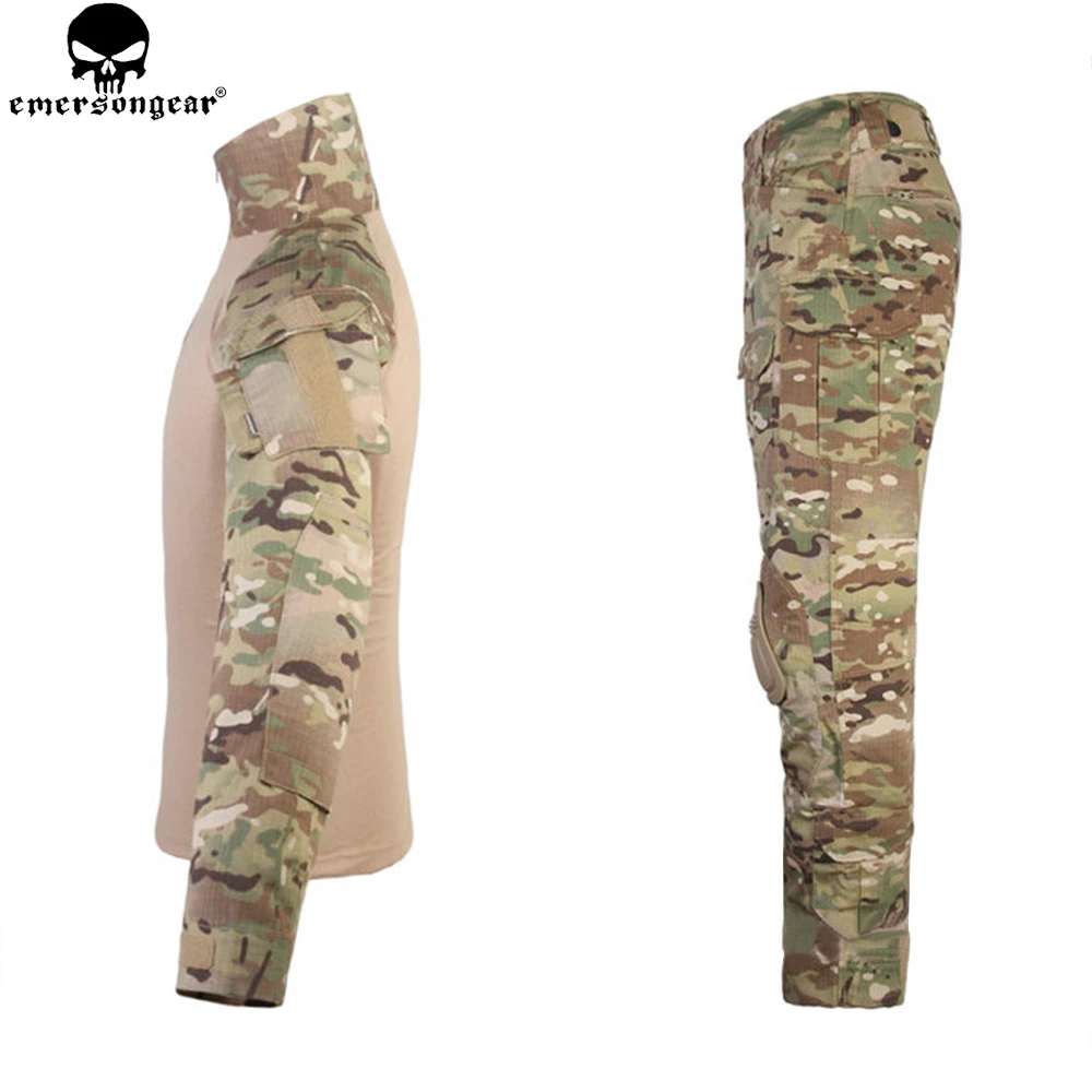 Emersongear тактическая женщина G3 боевая униформа брюки и рубашка страйкбол мультикам
