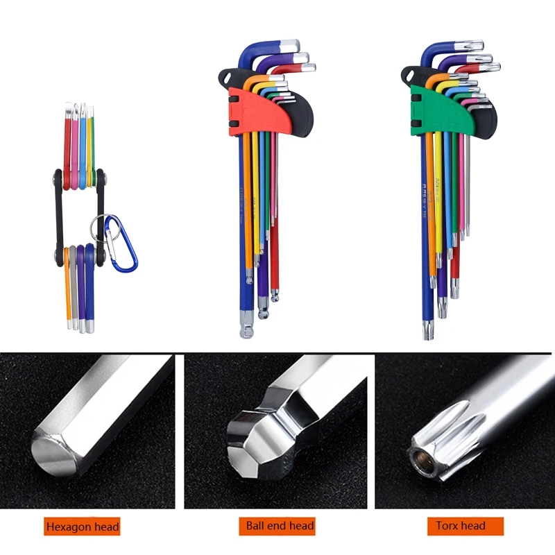 1 5 мм 10 шестигранник Аллен ключ гаечный набор инструментов для imbus матовый хром