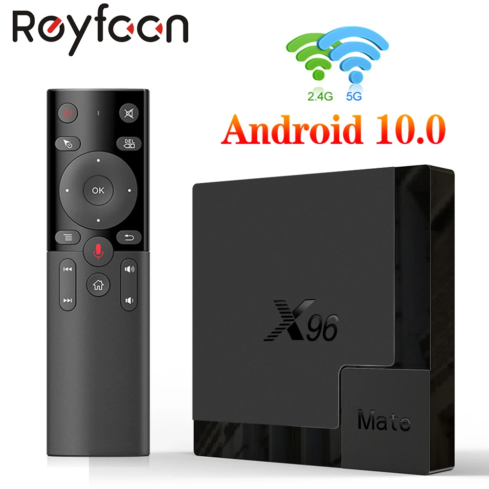 Smart Mate Android 10 Allwinner H616 4gb 64gb 10.0 Ghz – 5 Dual Wi-fi 6k Media Player pk H96 Max tv Box X96