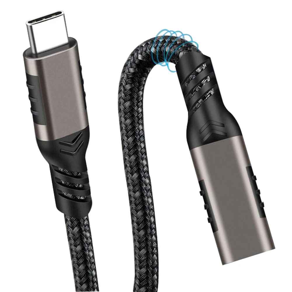 100 Вт USB 3 2 Gen 10 Гбит/с USC -C штекер-гнездо Тип C удлинитель для синхронизации данных